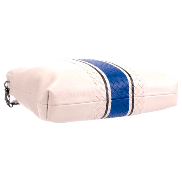 Bottega Veneta NWT Intrecciato Lambskin/Gunmetal Document Pouch, By Tomas Maier - Picture 8 of 11